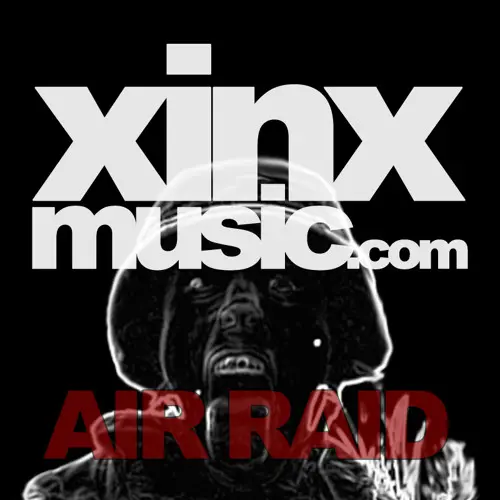 Air Raid single cover art by Xinx - Electronic music track artwork