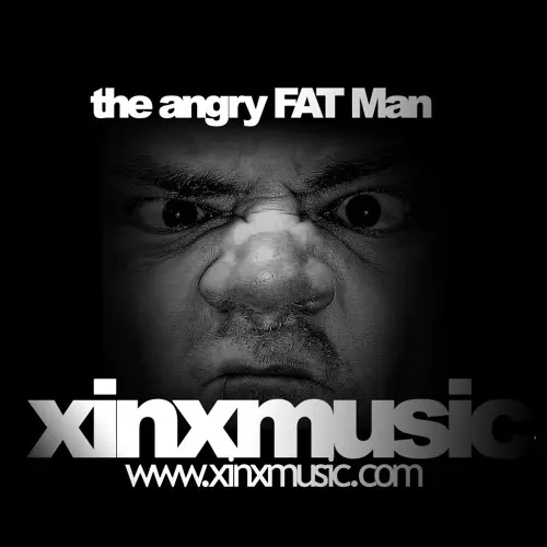Angry Fat Man single cover art by Xinx - Electronic music track artwork